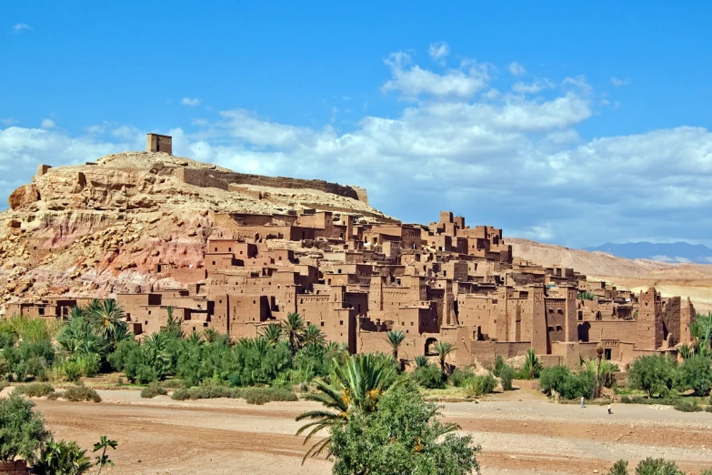 an outback village built on the side of a mountain