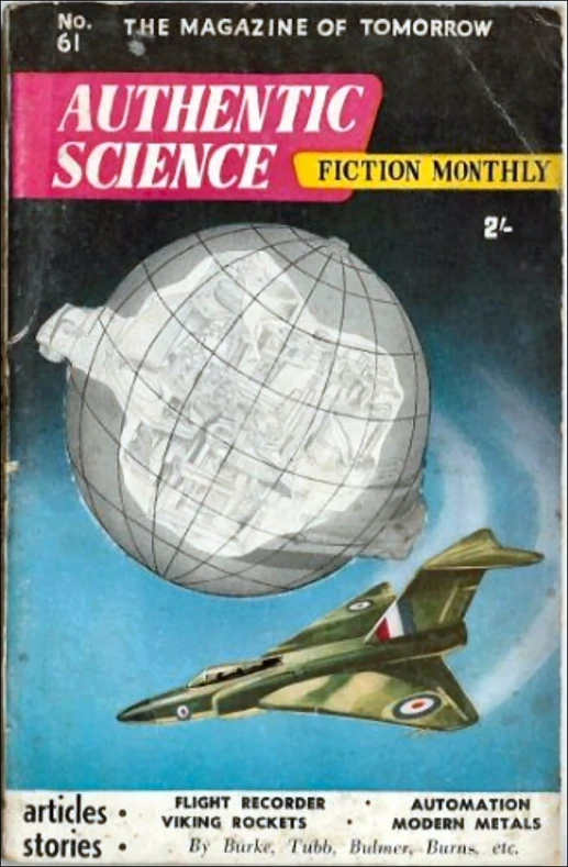 the cover of a magazine for fiction