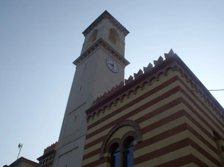 an image of a clock tower on top of building