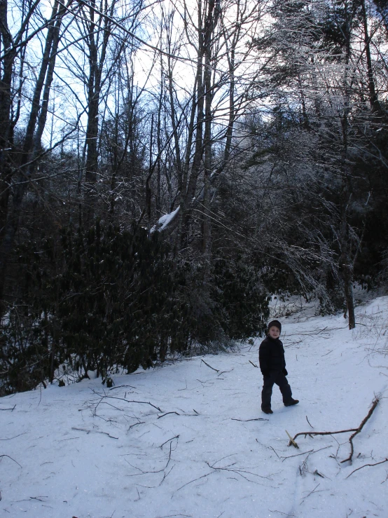 a young child wearing skis walking in the snow