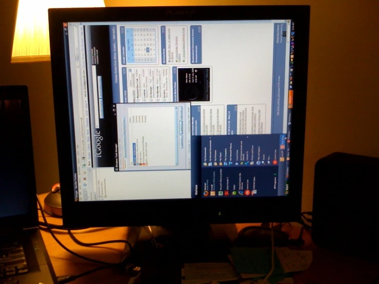 a desktop computer screen with multiple different types of computers on it