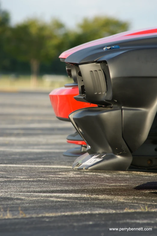 the front bumper and wheels of a motorcycle