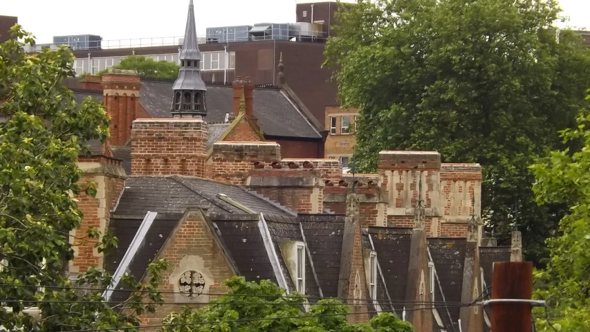 a building with a clock on the side