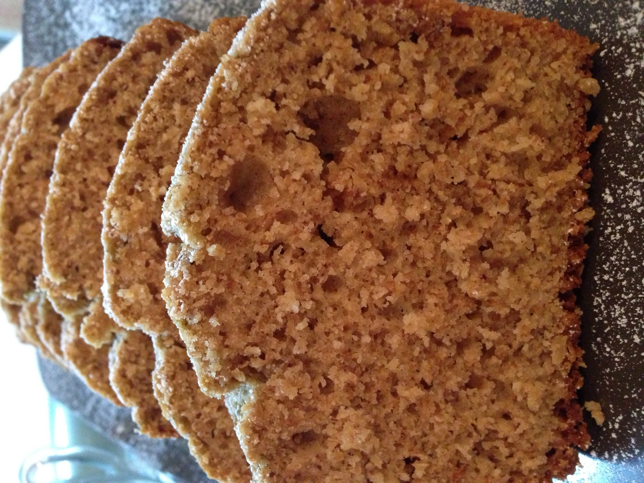 there are a group of pieces of bread on a plate