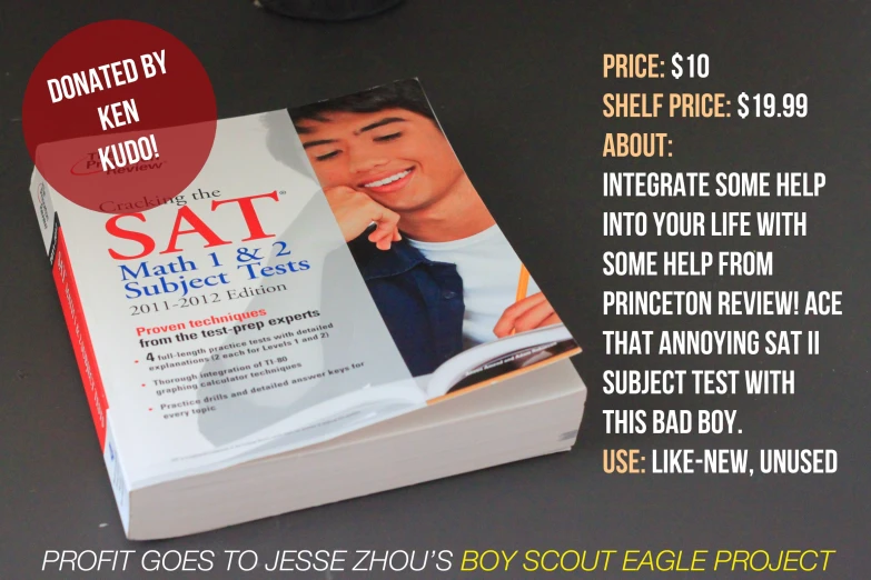 book about the sat test for may, 2012