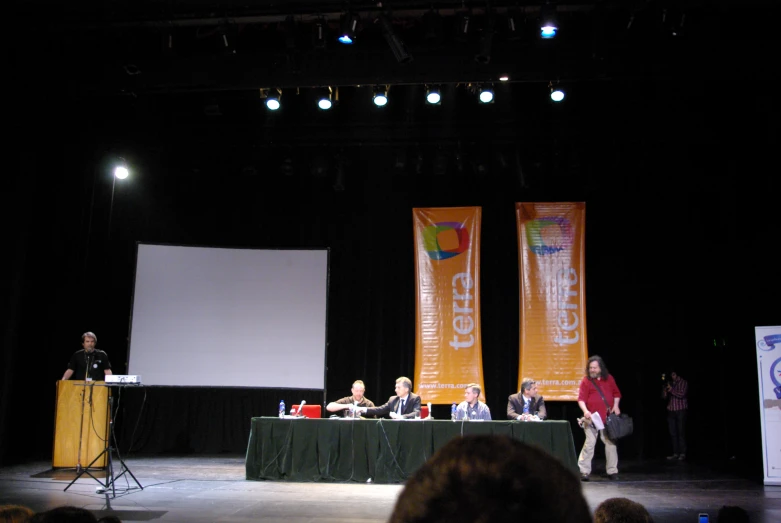 a panel on how to write an email for a speaker at a conference