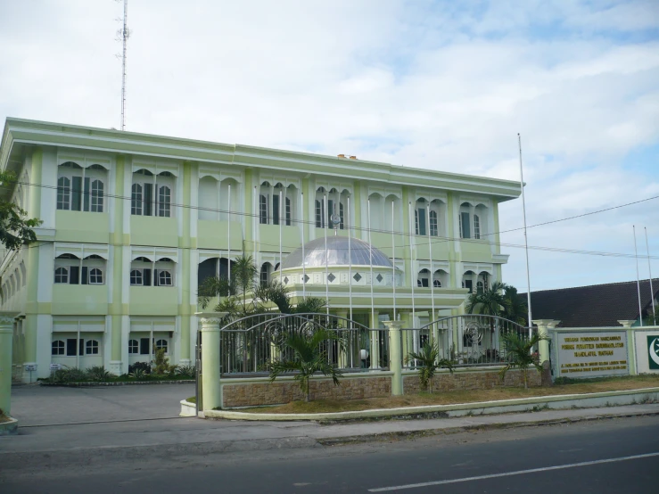 this is a picture of the front of a building