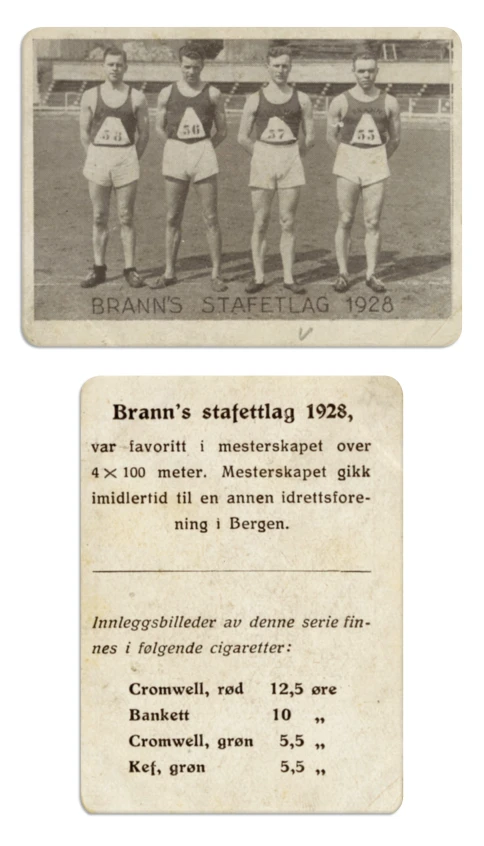 an old po shows three men in football uniforms