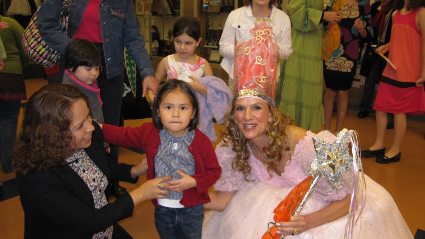 many people standing near one another in costume