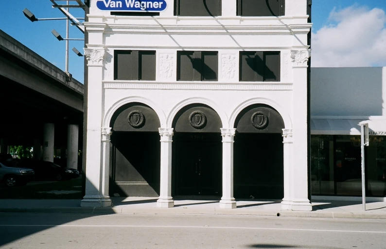 the front side of an apartment building at van waars