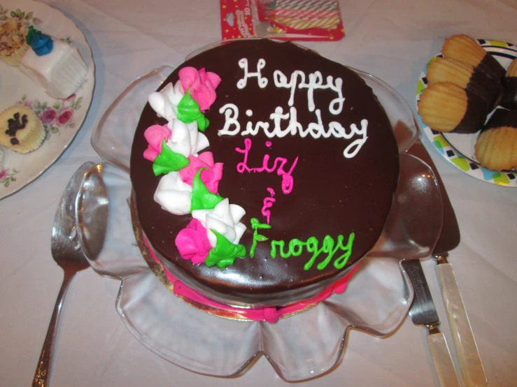 a cake sitting on top of a table