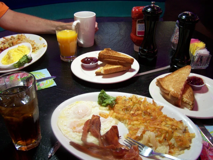 an image of a breakfast meal on the table