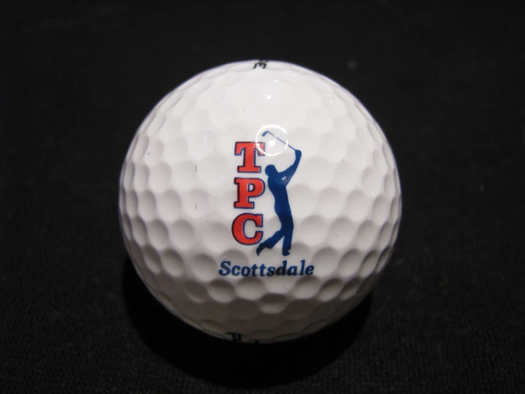 the logo on a golf ball