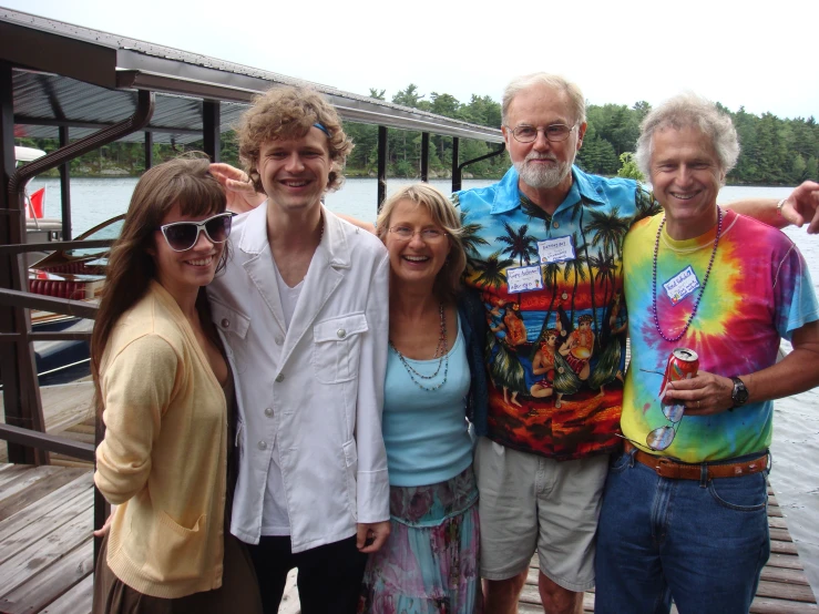 a group of people posing for a picture