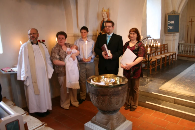 an image of people standing in the church