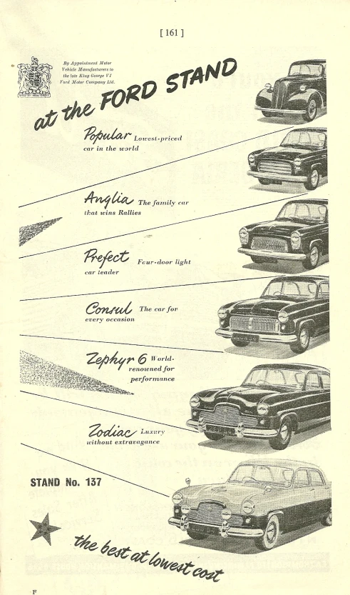 the ford stand page in an old book