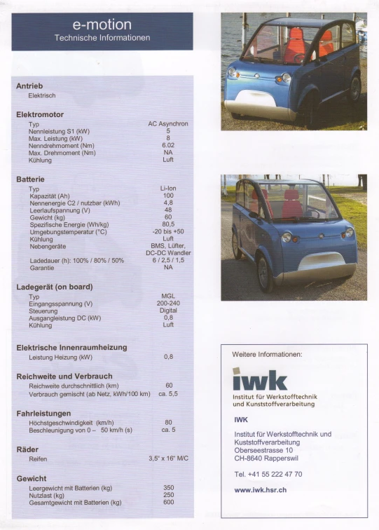 a brochure that has several different types of cars in it