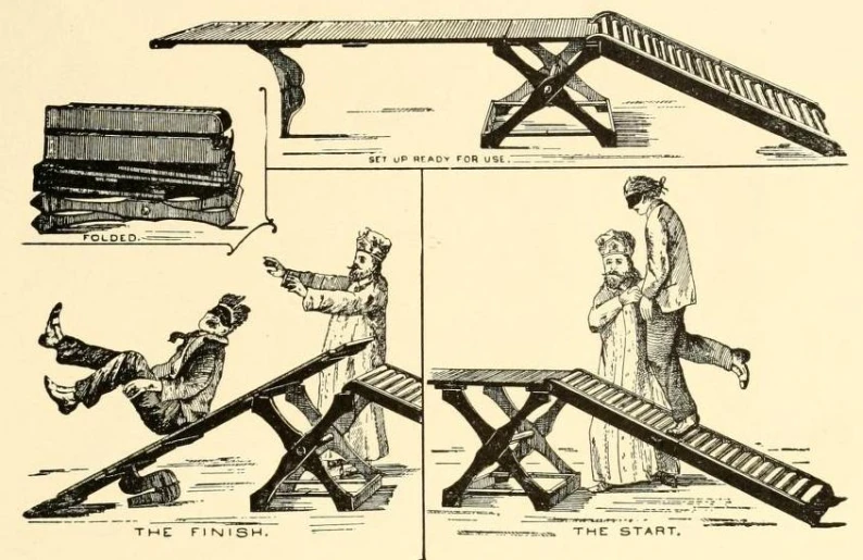 several different types of tables and ladders