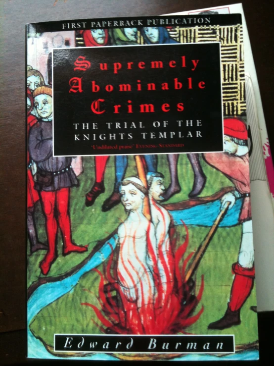 book cover that reads, extremely demonicic crimes