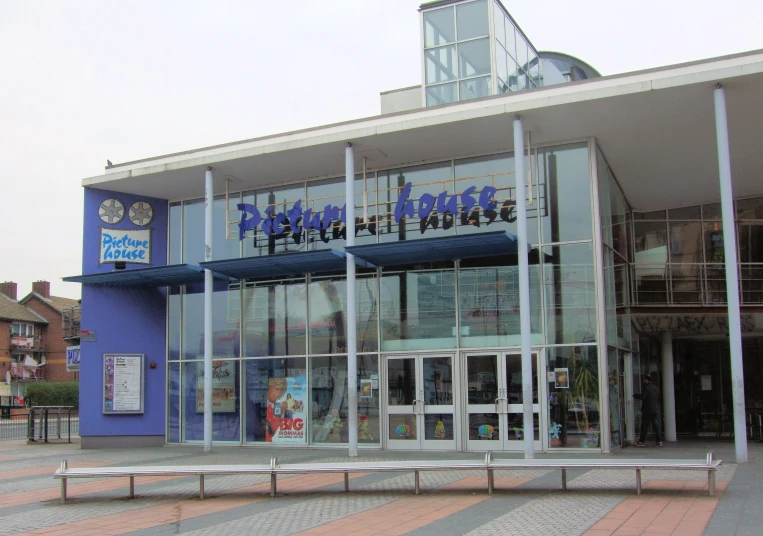 an exterior s of a building with many windows