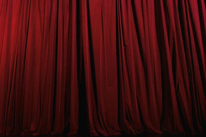 a man standing in front of a red curtain, pexels, visual art, fake hidden detail, [ theatrical ], still life photo of a backdrop, medium close-up shot