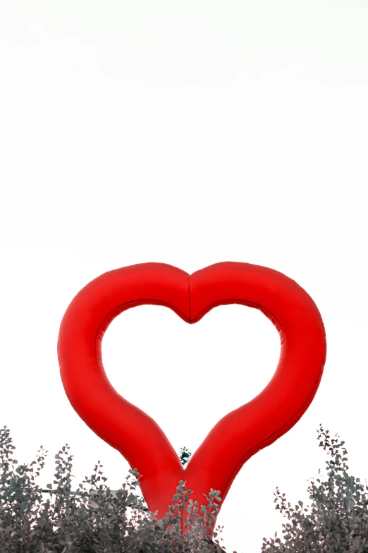 a red heart shaped balloon in the middle of a field, a cartoon, trending on pexels, hurufiyya, white bg, multiple stories, 15081959 21121991 01012000 4k, intertwined full body view