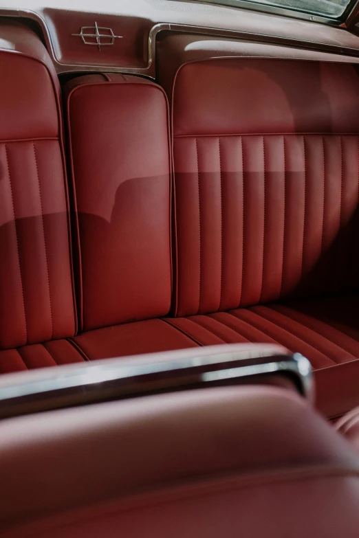 the interior of a car with red leather seats, by David Simpson, pexels contest winner, modernism, high-body detail, pale smooth, plain background, 15081959 21121991 01012000 4k