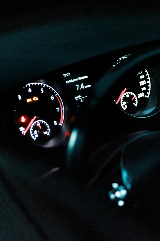 a close up of the dashboard of a car, by David Donaldson, pexels, illuminated features, diagnostics, plain background, instagram post