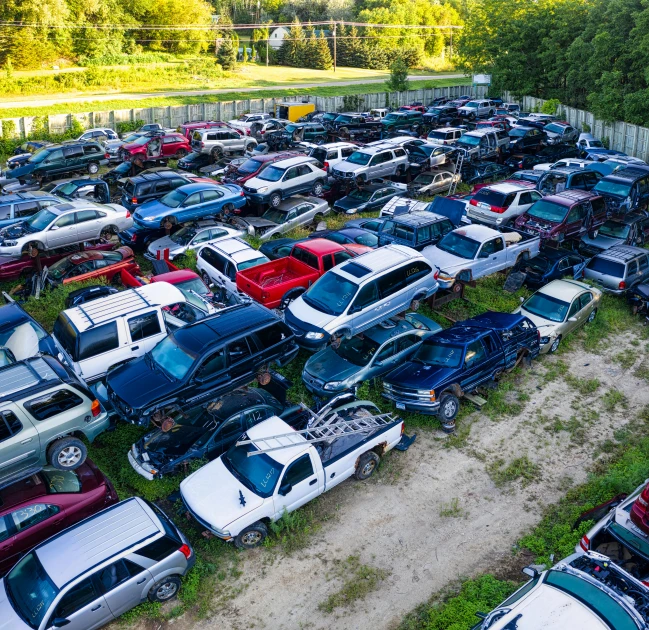 a parking lot filled with lots of parked cars, auto-destructive art, aftermarket parts, thumbnail, square, fan favorite