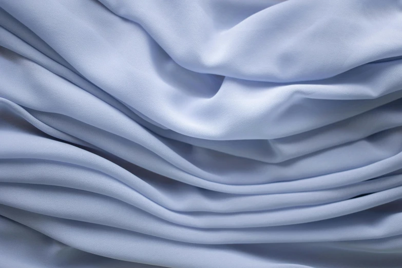 a pile of blue sheets stacked on top of each other, inspired by Carlo Randanini, unsplash, pearlescent white, smooth in 8k, fully covered in drapes, high detail shot