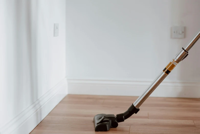 a close up of a vacuum on a wooden floor, by Niko Henrichon, pexels contest winner, hyperrealism, white walls, holding a staff, background image, australian
