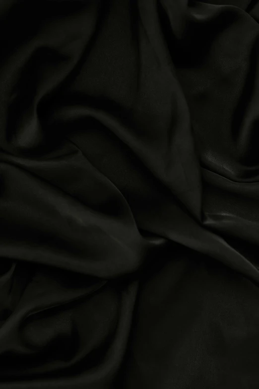 a close up shot of a black satin fabric, by Leo Goetz, instagram, baroque, clay, detailed product image, without duplicate image, main colour - black