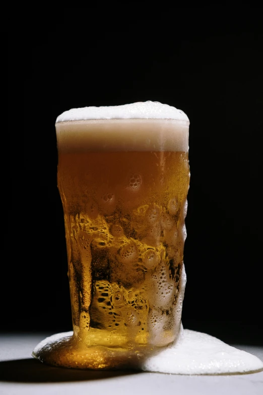 a glass of beer sitting on top of a table, slide show, insanly detailed, ap, on black background