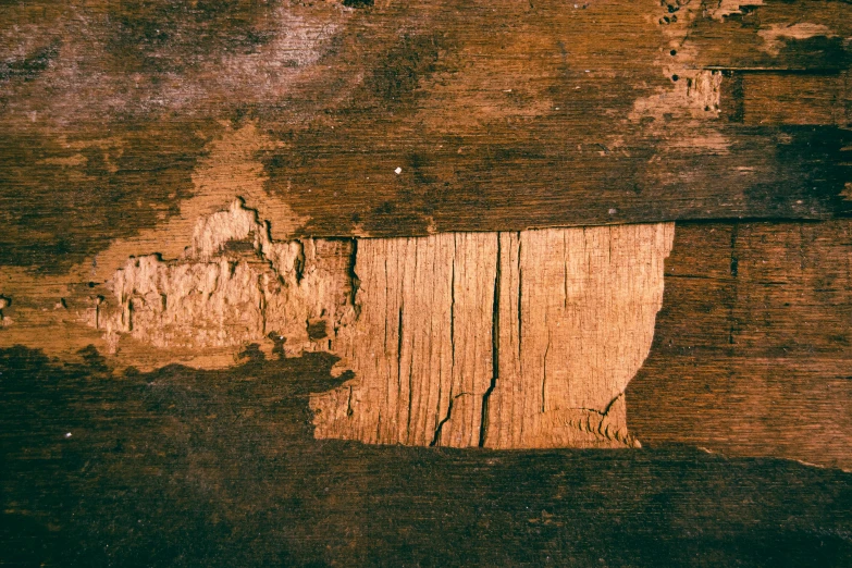 a piece of wood with peeling paint on it, by Elsa Bleda, trending on pexels, renaissance, historical image, low - lighting, background image, broken furniture