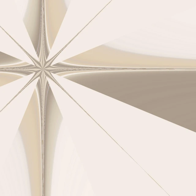 a white umbrella with a star design on it, an abstract drawing, inspired by Anna Füssli, generative art, beige color scheme, digital art - n 9, fractal detail, cross