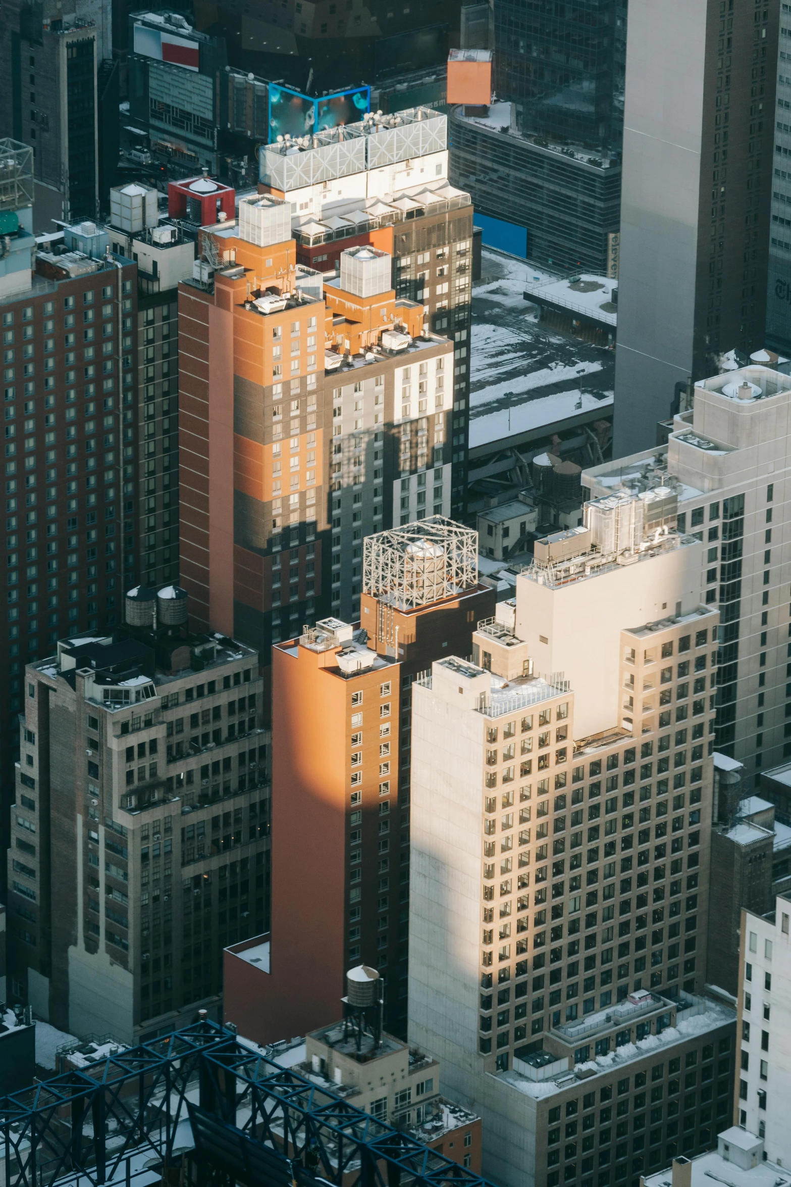 a view of a city from the top of a building, new york buildings, zoomed in, tall minimalist skyscrapers, instagram post