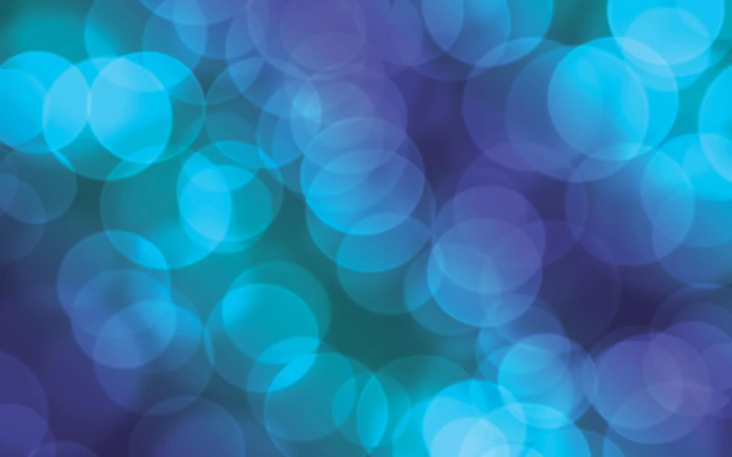 a close up of a blurry blue background, by Jan Rustem, generative art, multiple purple halos, multicolored vector art, glowing blue by greg rutkowski, ilustration