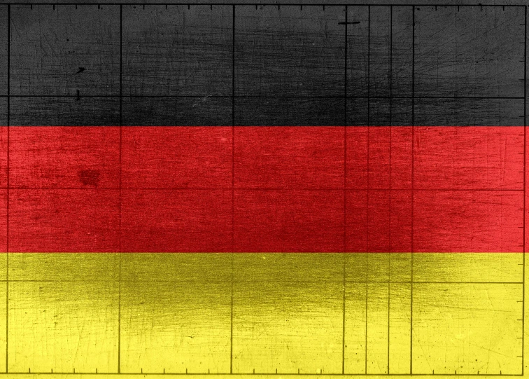 a wooden wall with a german flag painted on it, an album cover, inspired by Georg Schrimpf, pexels, square lines, mathematical, high definition screenshot, small