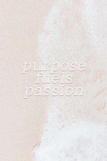 a white surfboard sitting on top of a sandy beach, an album cover, inspired by Puru, trending on unsplash, purism, inspirational quote, petrol energy, - 12p, purpose is pump