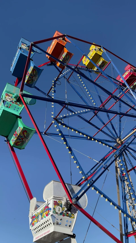 a ferris wheel in front of a blue sky, 15081959 21121991 01012000 4k, square, carneval, thumbnail