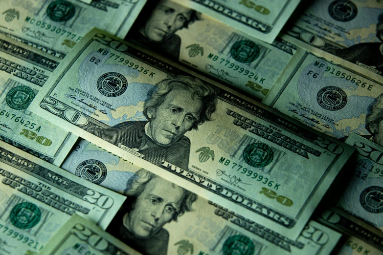a pile of twenty dollar bills sitting on top of each other, ap news photo, slide show, instagram photo, usa-sep 20