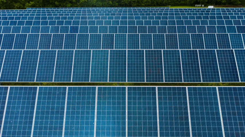 two rows of solar panels with trees in the background, renaissance, photograph from above, 15081959 21121991 01012000 4k, square lines, paul barson