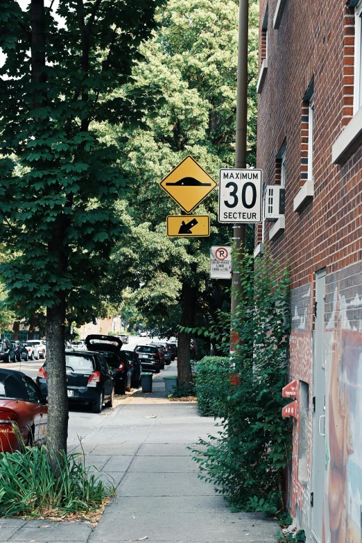 a red fire hydrant sitting on the side of a street, reddit, traffic signs, montreal, ilustration, shady alleys