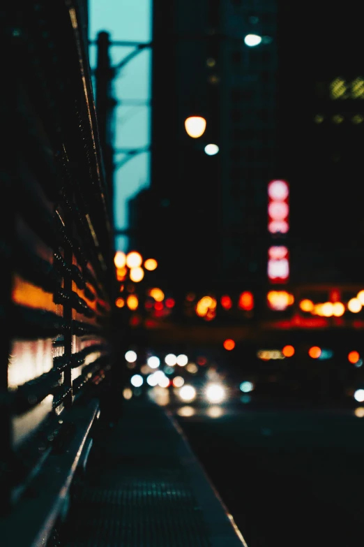 a city street filled with lots of traffic at night, unsplash contest winner, visual art, looking off to the side, abstract, instagram picture, high contrast of light and dark