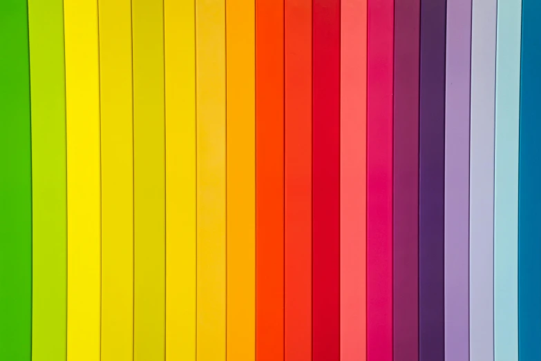 a close up of a rainbow colored wall, inspired by Ellsworth Kelly, pexels, color field, monochromatic colour palette, colorful wires, rainbow stripe background, dull colours