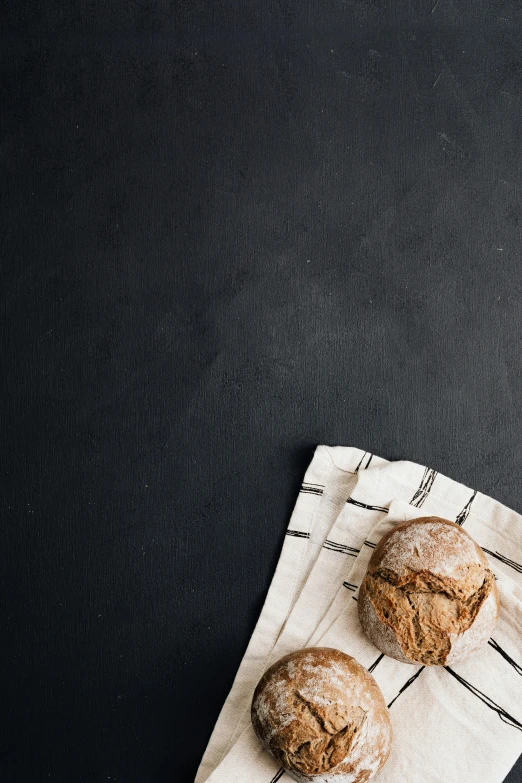 a bunch of bread sitting on top of a towel, trending on unsplash, minimalism, chalkboard, thumbnail, background image, multiple stories