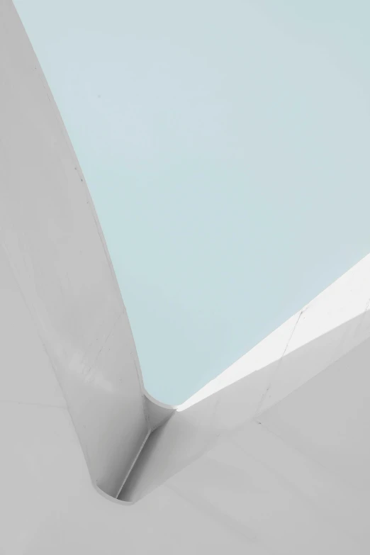 a man flying through the air while riding a snowboard, an abstract sculpture, trending on unsplash, postminimalism, tent architecture, white and pale blue, paper origami, geometric abstract beauty