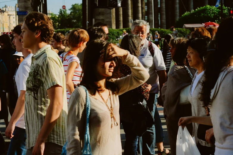a group of people that are standing in the street, a photo, by Tobias Stimmer, renaissance, sunny summer day, touching heads, 15081959 21121991 01012000 4k, anthropology photo”
