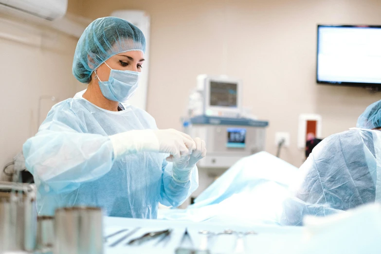 two surgeons working on a patient in an operating room, a picture, by Julia Pishtar, shutterstock, fan favorite, amazing beauty, thumbnail, inspect in inventory image