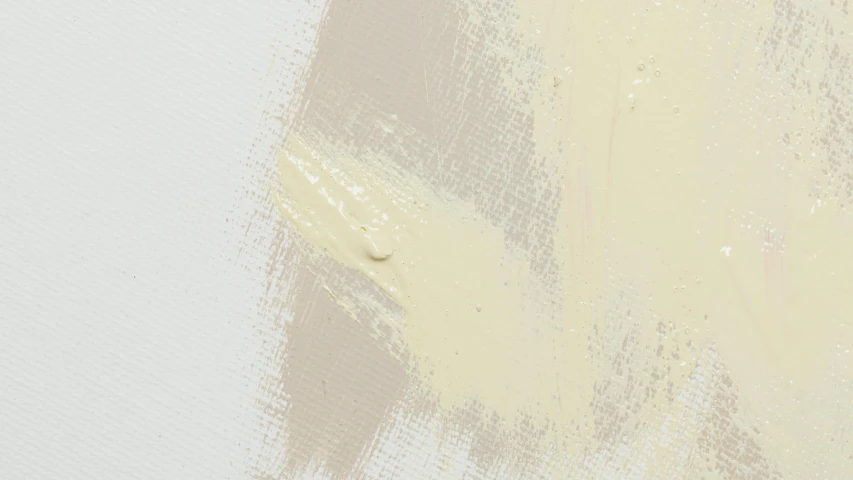 a white wall with some yellow paint on it, pale beige sky, oil paints, detailed product image, detail shot